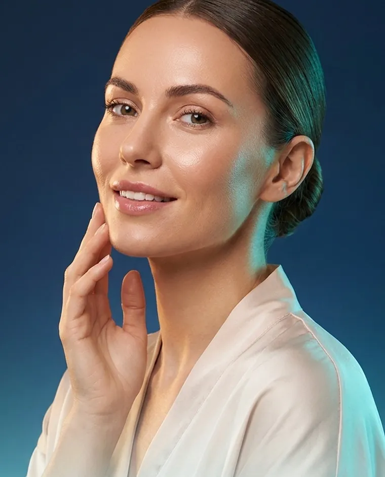 A client receiving a Signature Microneedling Glow at Dr HERO Aesthetics, Tampa